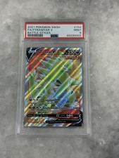 PSA 9 MINT 2021 Pokemon Battle Styles TYRANITAR V #154 Full Art on eBay