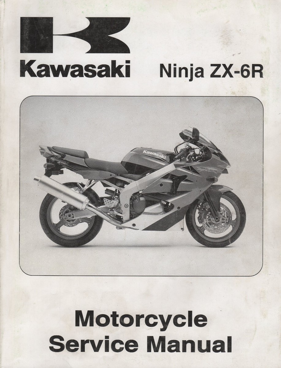 2000 KAWASAKI MOTORCYCLE NINJA ZX-6R SERVICE MANUAL 99924-1254-01