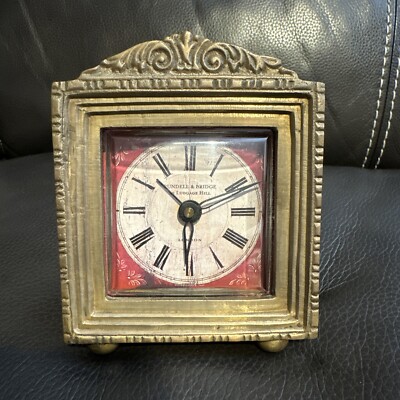 Timeworks Inc Rundell & Bridge London Brass Quartz Petite