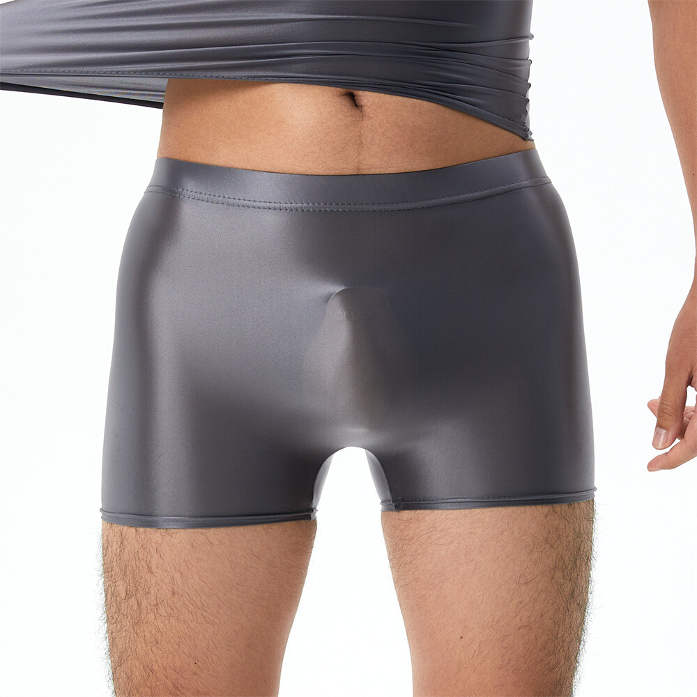 Iooico Boxer Pour Homme - En Maille Souple - Transparent - Noir - Taille L (09XXL), Couleur 03 Noir