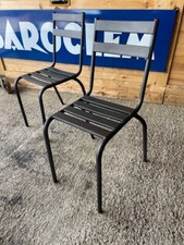 Lot de 2 chaises bistrot 1960