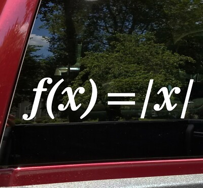 Stay Positive Math Equation Vinyl Decal | Avoid Negativity | Die Cut Sticker