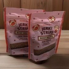 2x Trader Joe's Jerky Strips Beef Recipe Dog Treats    