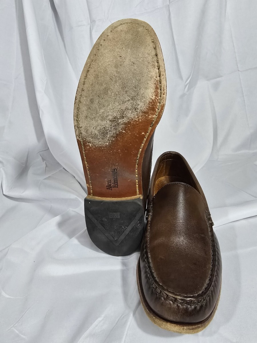 Allen Edmonds Sanibel Brown Leather Loafers Made In USA Size  display picture 2