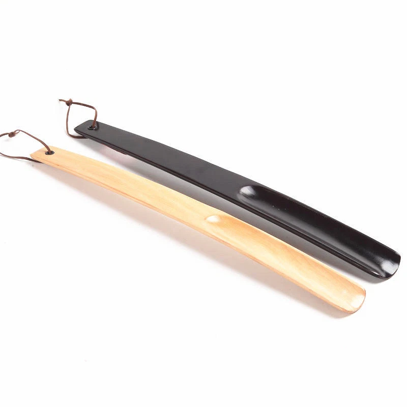 Hot Sale New Styles Bamber Wood Shoe Horn with Thick Handle 15 Inches