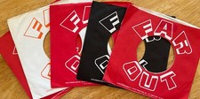 Far Out Productions 45rpm commercial/company sleeves: Mixed Lot of 5