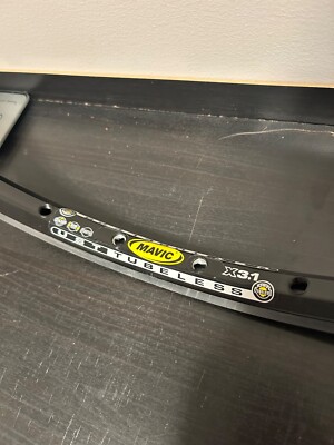 MAVIC　x3.1　DISC　2本　26インチ チューブレス Mavic X3.1 Disc 26 Inch Wheelset Shimano Deore XT Hubs Tubeless