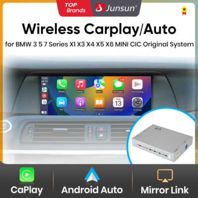 für BMW CIC 5 7er F10 F11 F07 F01 F04 Wireless CarPlay Android Auto Interface