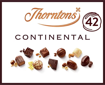 Thorntons Continental Chocolate Gift Box for Women and Men, Christmas Gifts, Val