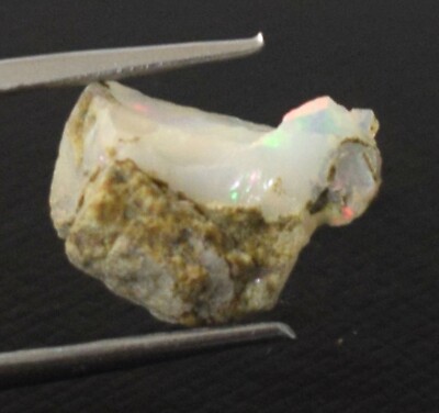 3,20 ct natürlicher äthiopischer Opal Edelstein grob AGI-zertifiziert B88408 ...