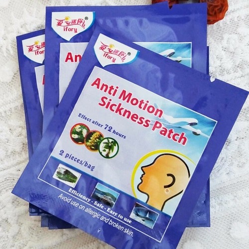 MOTION SICKNESS PATCHES ANTI NAUSEA TRAVEL SEA AIR SICKNESS RELIEF 10