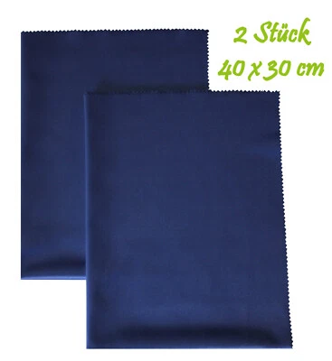 ARGUS 2 Stück Brillenputztuch Mikrofasertuch Handyreiniger Displayreinigung XXL groß