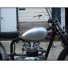 Motorcycle Tank Peanut in Raw Steel for Custom Motorcycles High Screw Cap