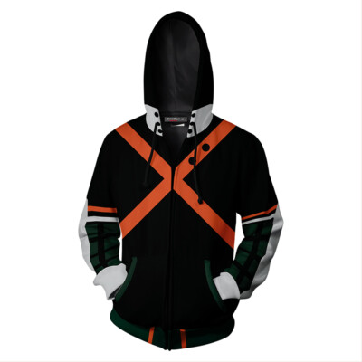Jacket Katsuki Bakugo Hoodie My Hero Academia Bakugou Katsuki