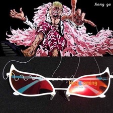 Donquixote Doflamingo Cosplay Glasses Anime PVC Sunglasses Funny Christmas Gift