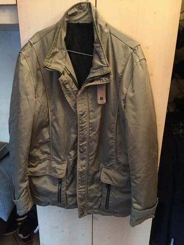 BALDININI MEN'S LUXURY BEIGE PADDED HOOD JACKET ORIGINAL 54 IT image 4