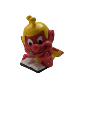 Astro Sniks Buch Snik rot Bully 1979 Comic Figur ähnlich Schlumpf vintage 5cm
