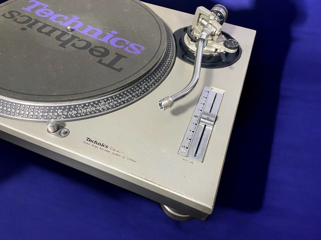 Technics SL-1200MK2 Silver DJ Turntable No Dust Cover,Cartridge