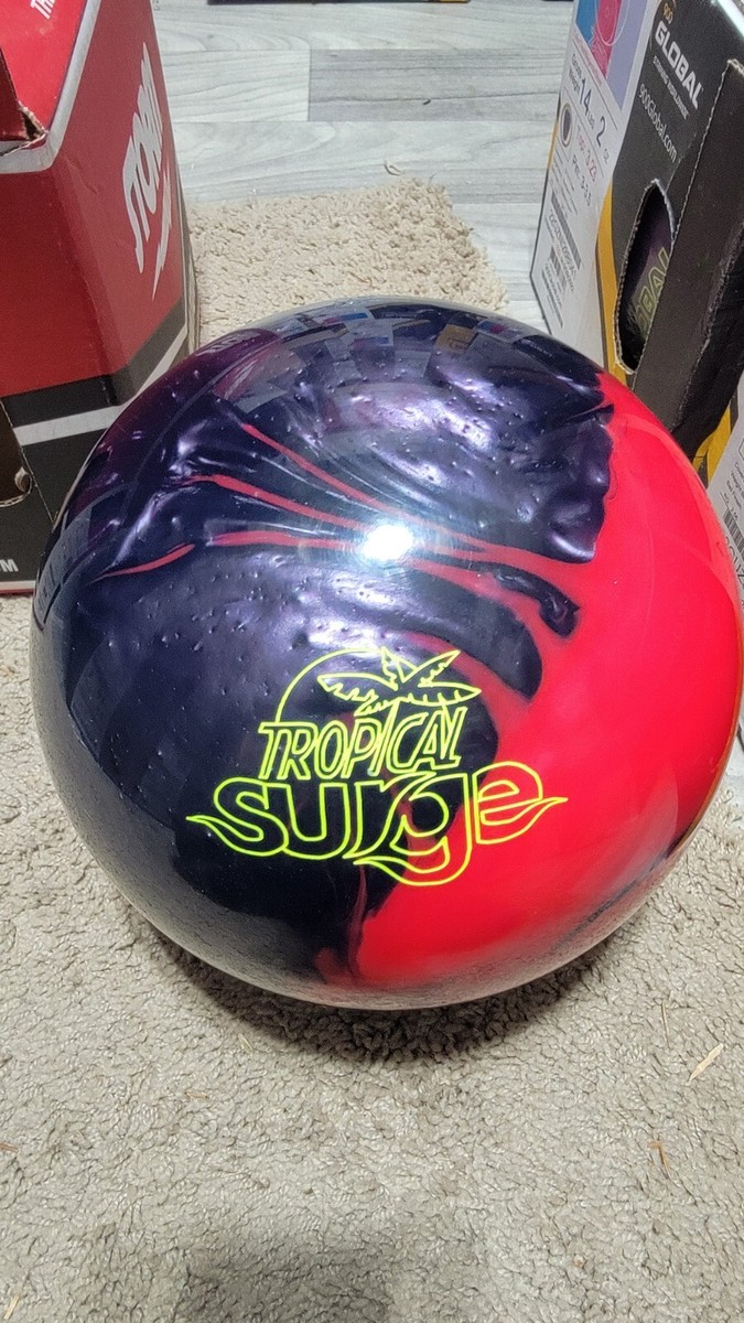 Storm Tropical Surge Pink Black Bowling Ball 1st Quality | 15
