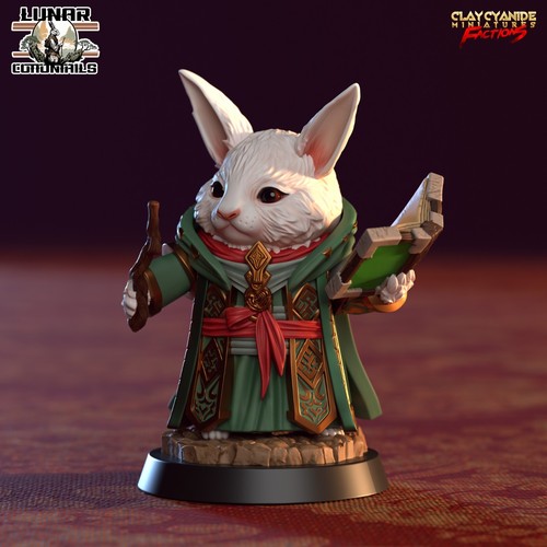 Hasenvolk Zauberlehrling Miniature Sorcerer Japan Lucky Charm Figurine IN 32mm - Picture 1 of 14