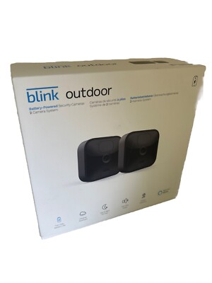 Blink Outdoor - Überwachungskameras - 2 Kamerasystem - Schwarz - Neu