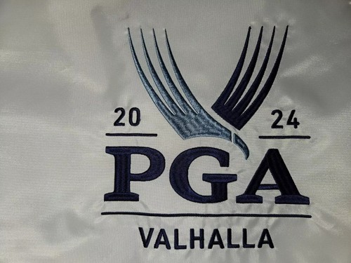 2024 PGA Championship Embroidered Pin Flag Valhalla Golf Club - Picture 2 of 3