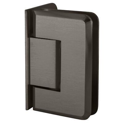 Brushed Satin Chrome Pinnacle 044 Series Wall Mount Offset Back Plate Hinge