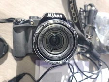 Nikon COOLPIX P100 Outfit Tested, 3 Batteries, Books, Wires, CD,Lowepro Case.