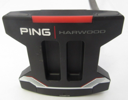 Used RH Ping Harwood 34" Putter Ping Steel Shaft + Headcover - Afbeelding 1 van 6