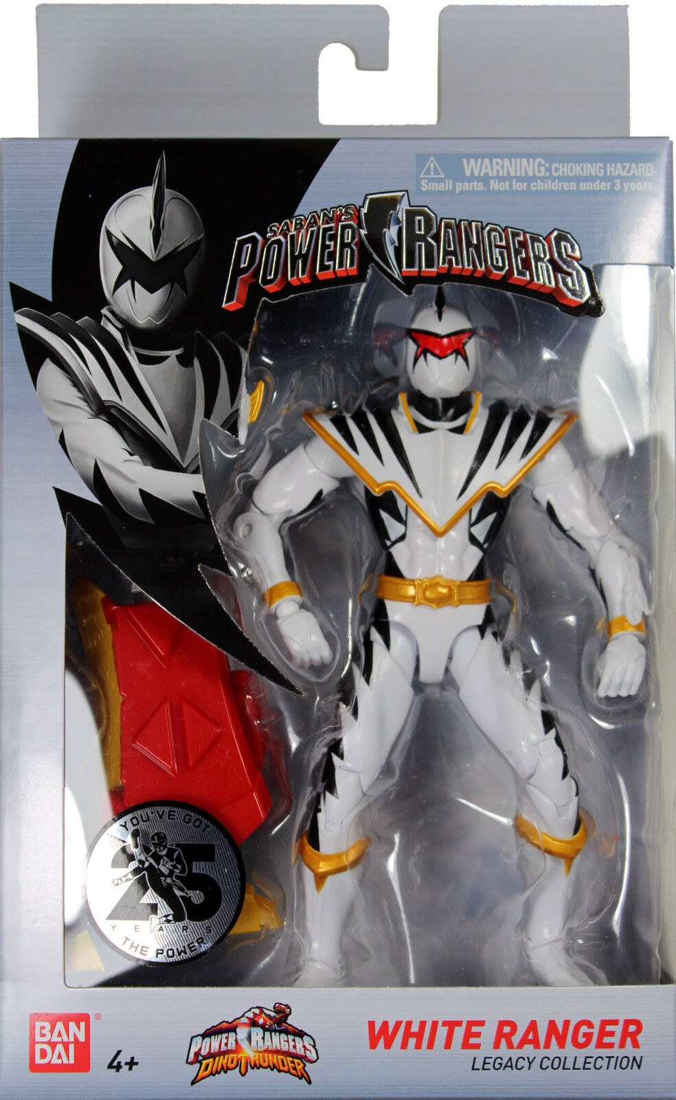 Cariñoso Moderador puesta de sol Power Rangers Dino Thunder ~ FIGURA DE ACCIÓN BLANCA RANGER LEGACY ~ MMPR  Morphin 45557403409 | eBay