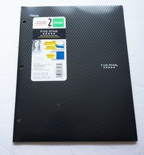 Five Star Plastic Portfolio 2 Pocket Random Color  1 Blue Left - Mead