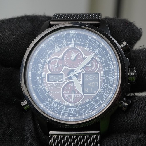 Citizen Navihawk AT Eco-drive JY8037-50E U680 200M 48MM radio controlled watch