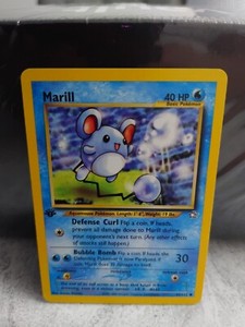 Marill 66/111 1st Edition Pokémon Card Neo Genesis Common WOTC NM