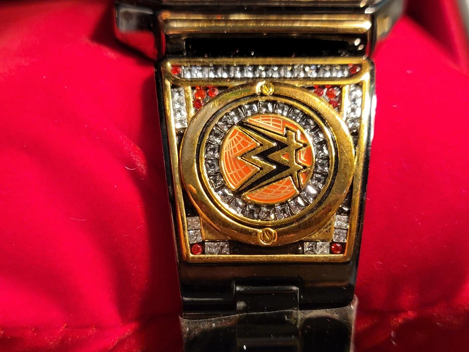 Reloj Campeón Mundial Peso Pesado WWE Raro Foto 3 de 4