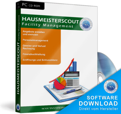 Cheap caretaker software without follow-up costs, offer, invoice, reminder, customers