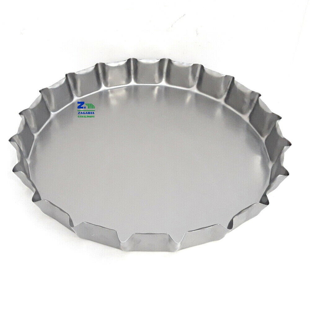 Habi Tegame Da Portata In Alluminio - 22cm, Con 2 Manici, Colore Argento, Per Servire In Tavola - Foto 4