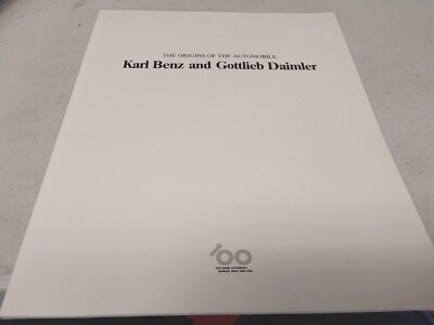KARL BENZ & GOTTLIEB DAIMLER Origins of the Automobile Book 1986 