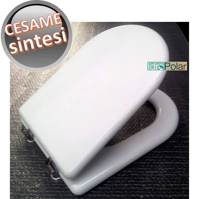 NUOVO SEDILE COLORE BIANCO EURO PER WC SINTESI CESAME ACB ERCOS LINEA SMART WC