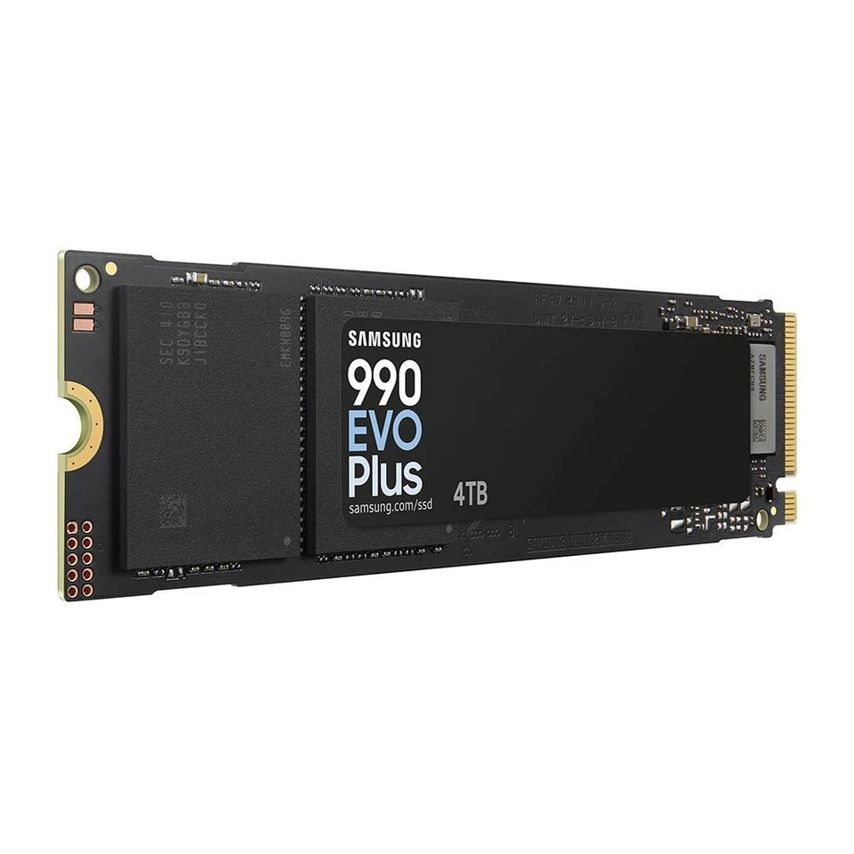 Samsung 990 EVO Plus 4TB M.2 NVMe Internal SSD - Black (MZ-V9S4T0B/AM) ⚡ Sealed - Image 3 of 3