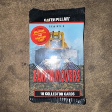 Caterpillar® CAT® Earthmovers TRADING CARD 1993 Pack of 10 Series