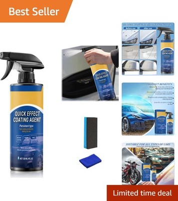 Quick Effect 4 Fl Oz Car Coating Spray - Easy Waterless Polish & Stain Remover