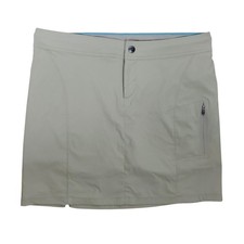 Columbia Omni-Shield Just Right UPF 50 Skort Size 12 Tan Hiking Casual