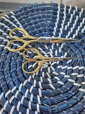 Vintage Eversharp Forged Steel Scissors with Ornate Handles (2)