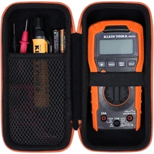 khanka Hard Storage Case for Klein Tools Digital Multimeter, 600V MM400 Black 