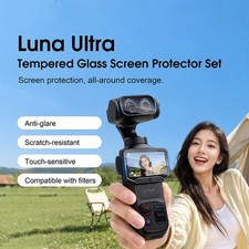 15090001 High-Definition Tempered Glass Screen Protector For Insta360 Luna Ultra