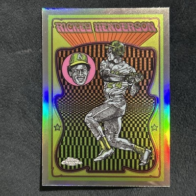 2025 Topps Chrome Ultra Violet All-Stars Rickey Henderson UV-12 