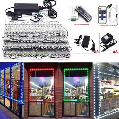 10-200ft 5050 SMD Waterproof LED Module Light Storefront Window Letter Sign Lamp