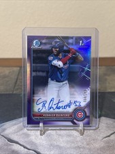 2022 Bowman Chrome Ronnier Quintero CUBS #CPA-RQT 1st Purple Refractor Auto /250