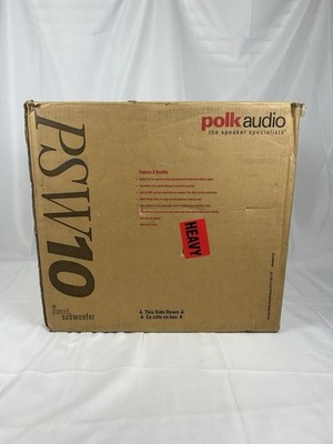 Polk Audio PSW10 10'' Powered Subwoofer 100W RMS Wired Black AM1055-C