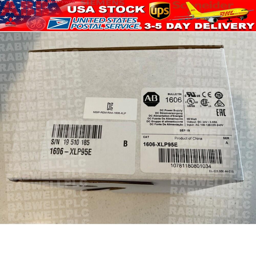 NEW Genuine Allen Bradley 1606-XLP95E DC Power Supply 95W Factory Packaged